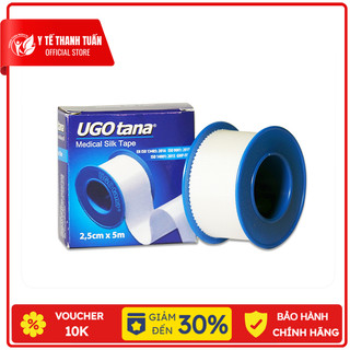 Combo 2 cuộn băng dính cuộn vải lụa y tế UGOTANA - Băng keo lụa băng gạc vết thương