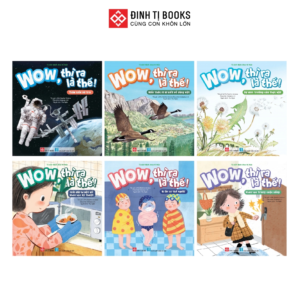 Sách - Wow, thì ra là thế - Khám phá khoa học cho trẻ từ 6 - 12 tuổi - Đinh Tị Books