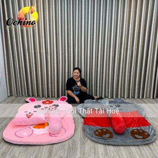 Nệm thú bông cho bé Hàng Handmade cao cấp size 1m6-1m1