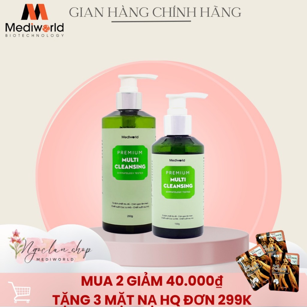 (Sỉ Spa) SỮA RỬA MẶT PREMIUM MULTI CLEANSING / BIO MULTI CLEANSING - MEDIWORLD