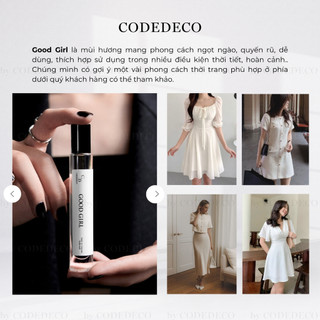 Tinh dầu nước hoa nữ CODEDECO Good Girl dạng lăn 10ml