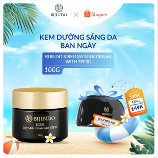Kem ban ngày BIJINDO KIREI Day Milk Cream with SPF30 100g, dưỡng ẩm và chống nắng 2 in 1