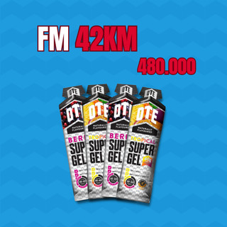 Combo Full Marathon FM 42KM OTE gồm super gel gấp đôi năng lượng, hỗ trợ nạp năng lượng và hồi phục nhanh