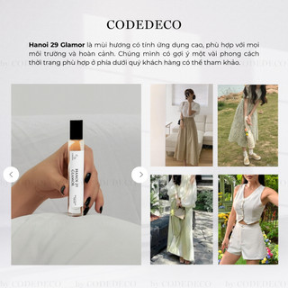 Tinh dầu nước hoa nữ CODEDECO Hanoi 29 Glamor 10ml dạng lăn