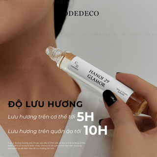 Tinh dầu nước hoa nữ CODEDECO Hanoi 29 Glamor 10ml dạng lăn