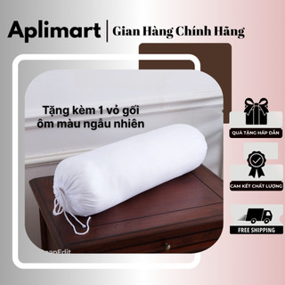 Ruột gối ôm cao cấp, 30x100cm, bông tinh khiết, mềm mịn