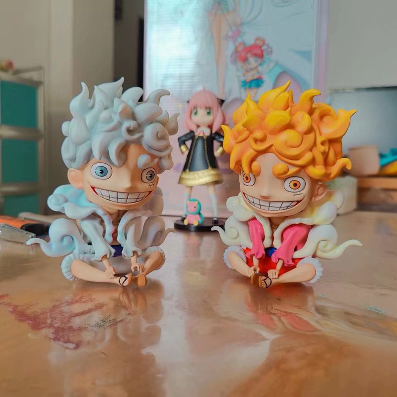 [SẴN] Mô Hình Luffy Gear 5 Chibi Ngồi Siêu Dễ Thương, Figure Luffy - Mô Hình One Piece