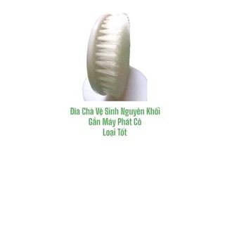 Đĩa chà vệ sinh gắn máy phát cỏ loại tốt - chuyên dụng vệ sinh trên bạt hpde, rông rêu, bề mặt xi măng loại tốt