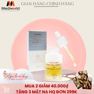 Plant cell white up & darkspot clearly MEDIWORLD - tinh chất trắng da mờ sạm nám