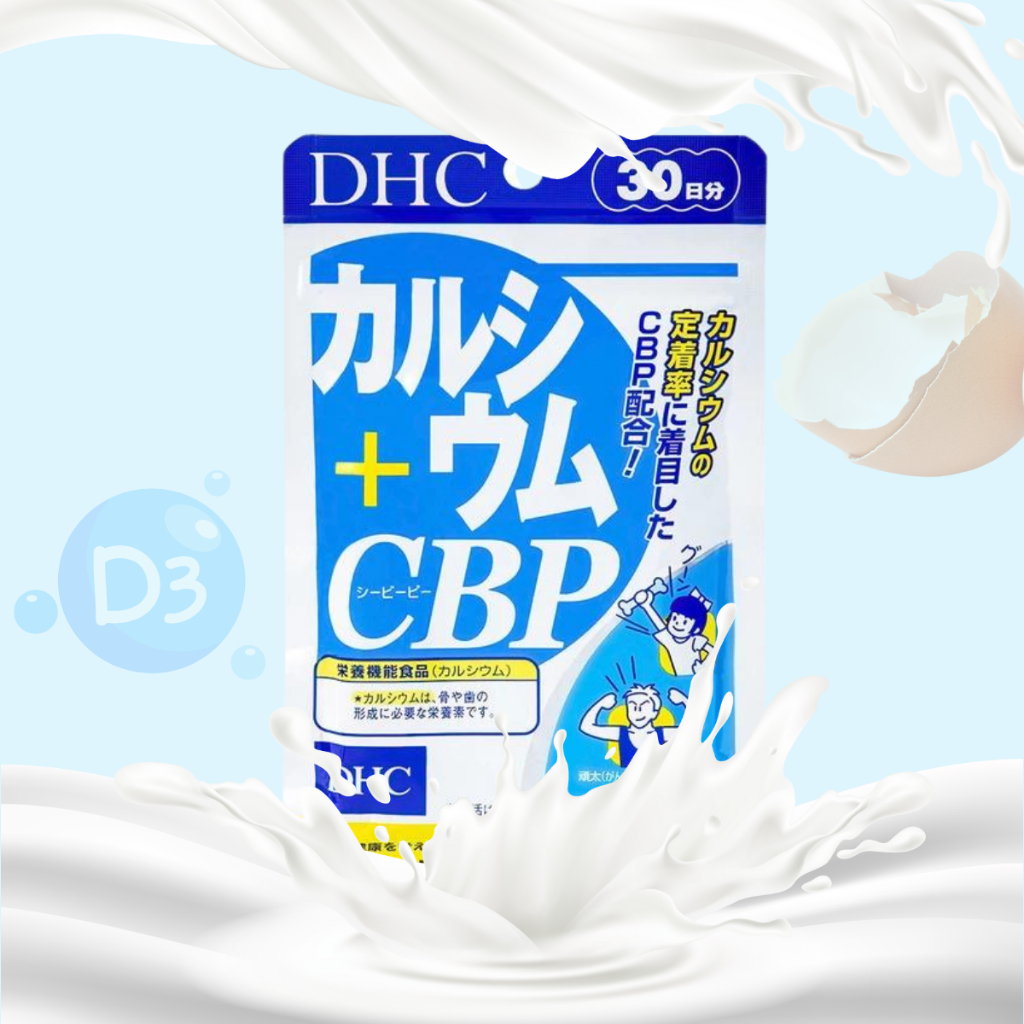 Viên uống bổ sung Canxi DHC Calcium + CBP hỗ trợ xương chắc khoẻ, hỗ trợ giảm đau nhức xương khớp (30 ngày)