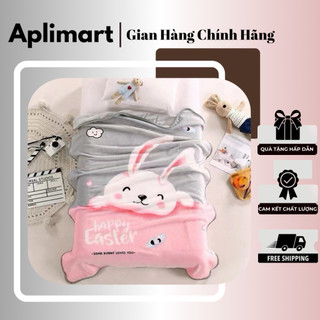 Chăn trẻ em chất liệu nỉ nhung cho bé siêu xinh kích thước 1m x 1m4