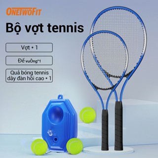 OneTwoFit Bộ vợt tennis đàn hồi luyện tập Tập Tại Nhà Kèm Dây Đàn Hồi Và Đế Thể thao ngoài trời