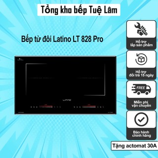 Bếp từ latino hai vùng nấu lt-828 pro | nhập khẩu thailand | bảo hành 3 năm