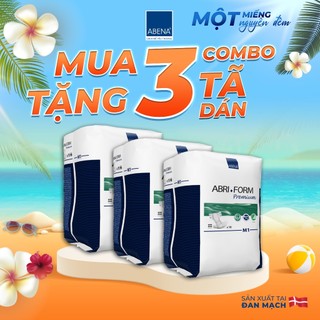  Combo 3 Bịch Tã Dán Người Lớn Abena Abri Form Premium - Nhập khẩu Đan Mạch (Gói 10 Miếng)