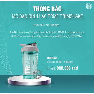 Bình lắc Trimshake TR90 TRME