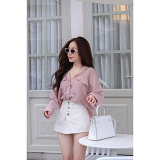 Váy Trắng 4 Nút - 3614