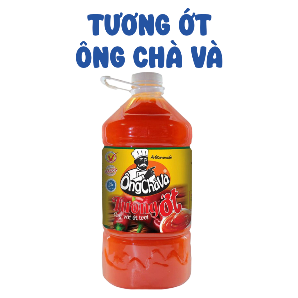 Tương Ớt OCV ( Ông Chà Và ) Bình 5kg - Hàng phân phối