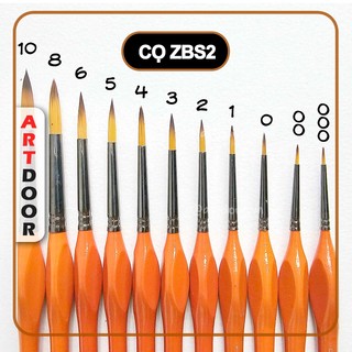 [ARTDOOR] Cọ vẽ đầu tròn HAND (ZBS2), ARTPOWER (ZBS2) học vẽ trang trí màu nước, pentel poster, gouache