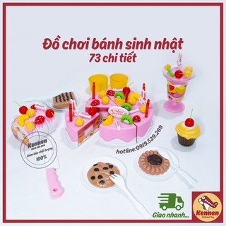 Bộ cắt bánh sinh nhật 75 chi tiết cho bé
