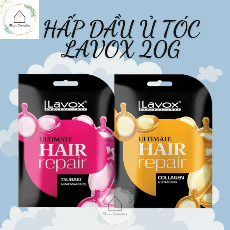 Hấp Dầu Ủ Tóc Mềm Mượt Lavox 20g x 1 Gói