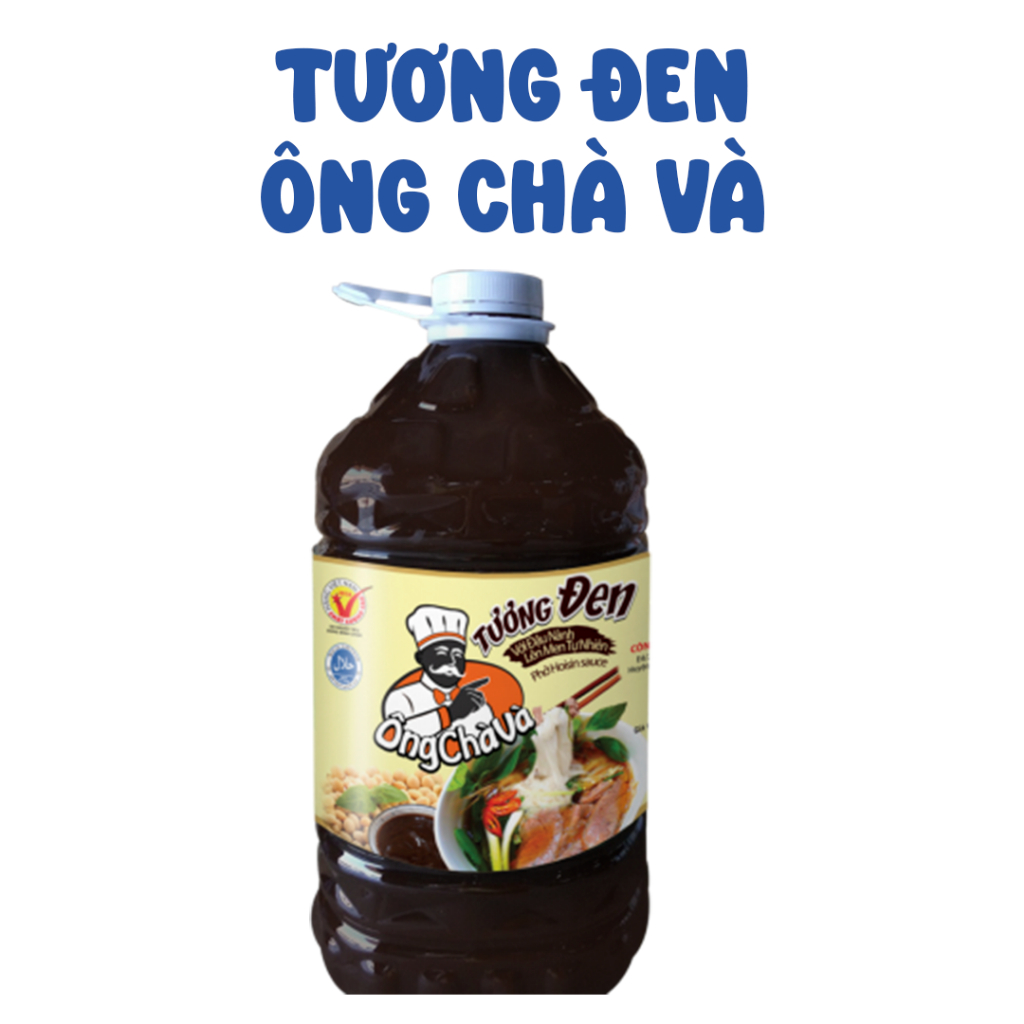 Tương Đen OCV  ( ÔNG CHÀ VÀ ) Bình 5kg - Hàng phân phối