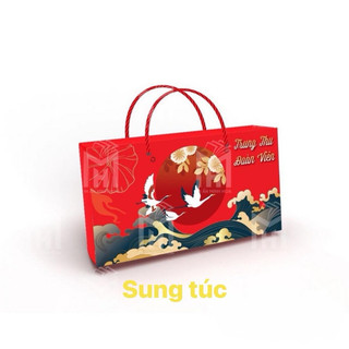 Combo 10 hộp trung thu sung túc 2 bánh cao cấp 2024 không hộp con
