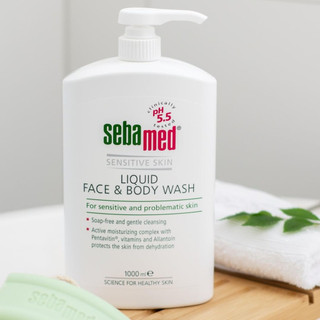 Sữa rửa mặt và tắm toàn thân sebamed face & body wash ph5.5