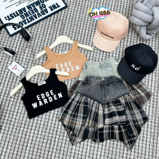 SÉT VÁY JEAN KÈM ÁO COTTON CHO BÉ GÁI (TẶNG MŨ CÙNG MÀU ÁO)