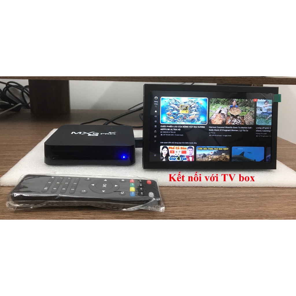 Màn hình 7 inch kết nối HDMI/VGA có loa ngoài, Vỏ kim loại | BigBuy360 - bigbuy360.vn