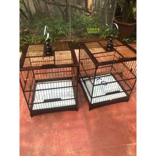 Khung lồng chim chào mào gỗ mun đuôi công vân đẹp chắc chắn giá rẻ Phụ Kiện KaLoTeBon