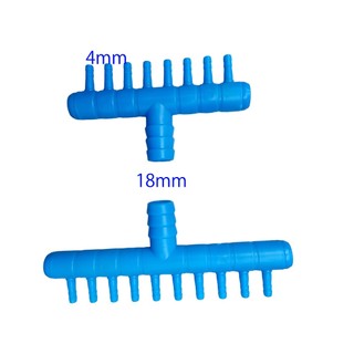 Ống chia khí oxy van chia phân phối khí oxy nhiều đầu ra phụ kiện máy tạo oxy công suất lớn ao cá hồ câu đầu vòi chia kh