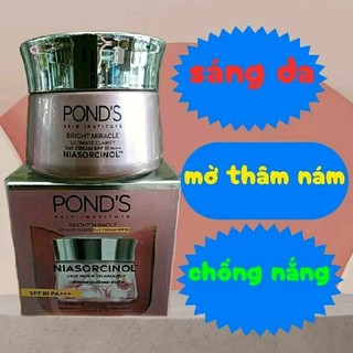 KEM FACE POND'S BRIGHT MIRACLE NGÀY MẪU MỚI 45G CHỐNG NẮNG TRẮNG SÁNG MỜ ĐỐM NÂU HIỆU QUẢ