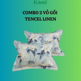 Combo 2 vỏ gối Tencel Linen Edena 45x65cm