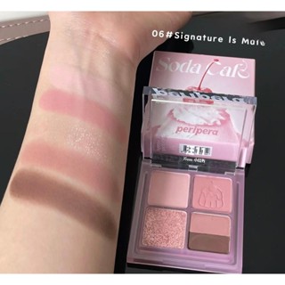 [Chuẩn Auth] Phấn Mắt 4 Ô Peripera Ink Pocket Shadow Palette 6.4g Phấn Mịn Có Nhũ MÀU 06 SIGNATURE IS MUTE