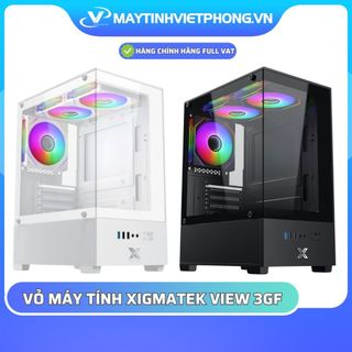 Vỏ máy tính - vỏ case xigmatek view 3gf - sẵn 3fan vô cực