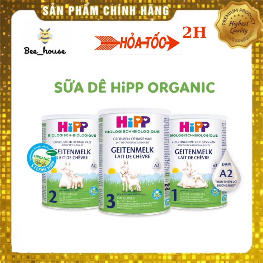 Sữa dê HiPP Organic 400g chính hãng - beehouse