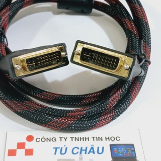 Cáp DVI / Chuẩn DVI - I (Chân kim 24 + 5) dài 1.5m (Cáp bọc vãi dù)
