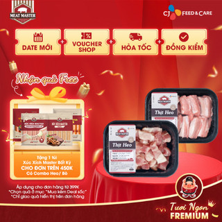 Combo heo tiết kiệm thịt heo đa năng - Sườn non Meat Master (400G) - Giao nhanh  [Thịt heo tươi]