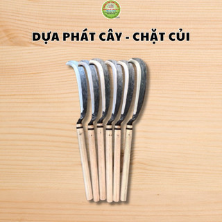 Dao dựa phát đầu móc hàng thép tốt chuyên phát cành chặt cây phát cỏ chặt củi tiện lợi khi sử dụng