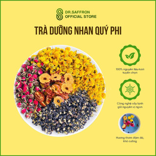 Trà dưỡng nhan Quý phi (Gồm: Long nhãn, táo đỏ, hắc kỷ tử, hoa hồng, hoa cúc)