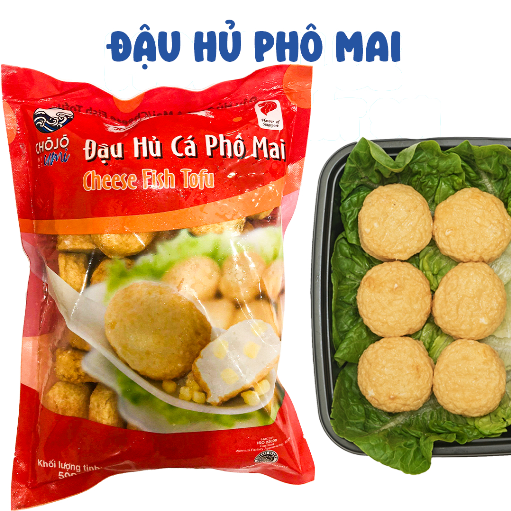 Chả Cá Đậu Hủ Phô Mai gói 454gr - Thương hiệu Lichuan
