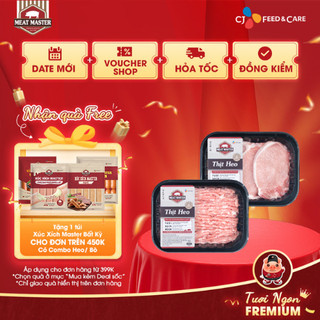 Combo Heo tiết kiệm Thịt xay - Cốt lết Meat Master - Thịt heo tươi