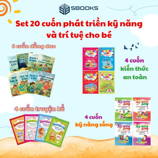 Sách - combo 20 cuốn sách thiếu nhi - sbooks