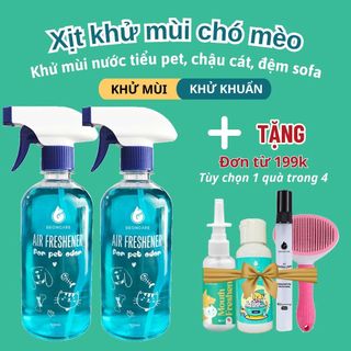 Xịt khử mùi và Khử khuẩn chó mèo Beoncare, Khử mùi Nước tiểu pet, khử mùi Chậu cát mèo, Hỗ trợ chó mèo đi vệ sinh đúng