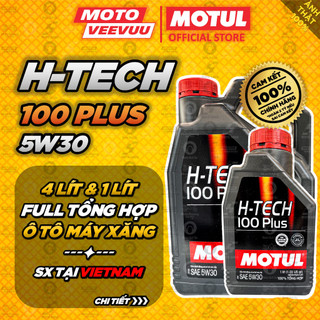 [MTVV] Dầu nhớt xe ô tô MOTUL H-Tech 100 Plus 5W30 4 Lít ĐỘNG CƠ XĂNG<END>