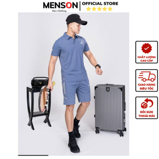Đồ bộ Adidas cao cấp mùa hè chất mát chuẩn phom xịn đẹp Menson MH4-0170 Bộ thể thao nam cộc tay thun lạnh mùa hè 2024