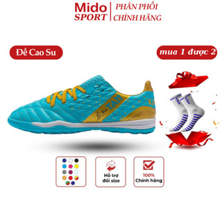 Giày bóng đá sân cỏ nhân tạo Tuấn anh TA11 TF PRO lưỡi gà liền 3D ôm chân dành cho chân bè ...