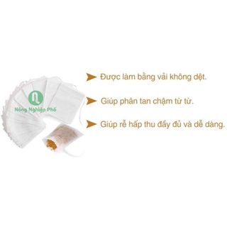 Combo 50 cái túi lọc đựng phân tan chậm