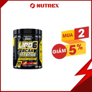 Thực phẩm hỗ trợ phục hồi cơ bắp, tăng cơ, giảm mỡ nutrex lipo 6 bcaa intense 30 lần dùng