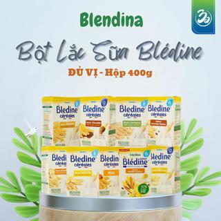 Bột lắc sữa bledina pháp - hộp 400g đủ vị - dành cho bé từ 6m